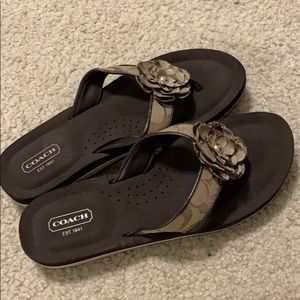 Coach Flip Flops